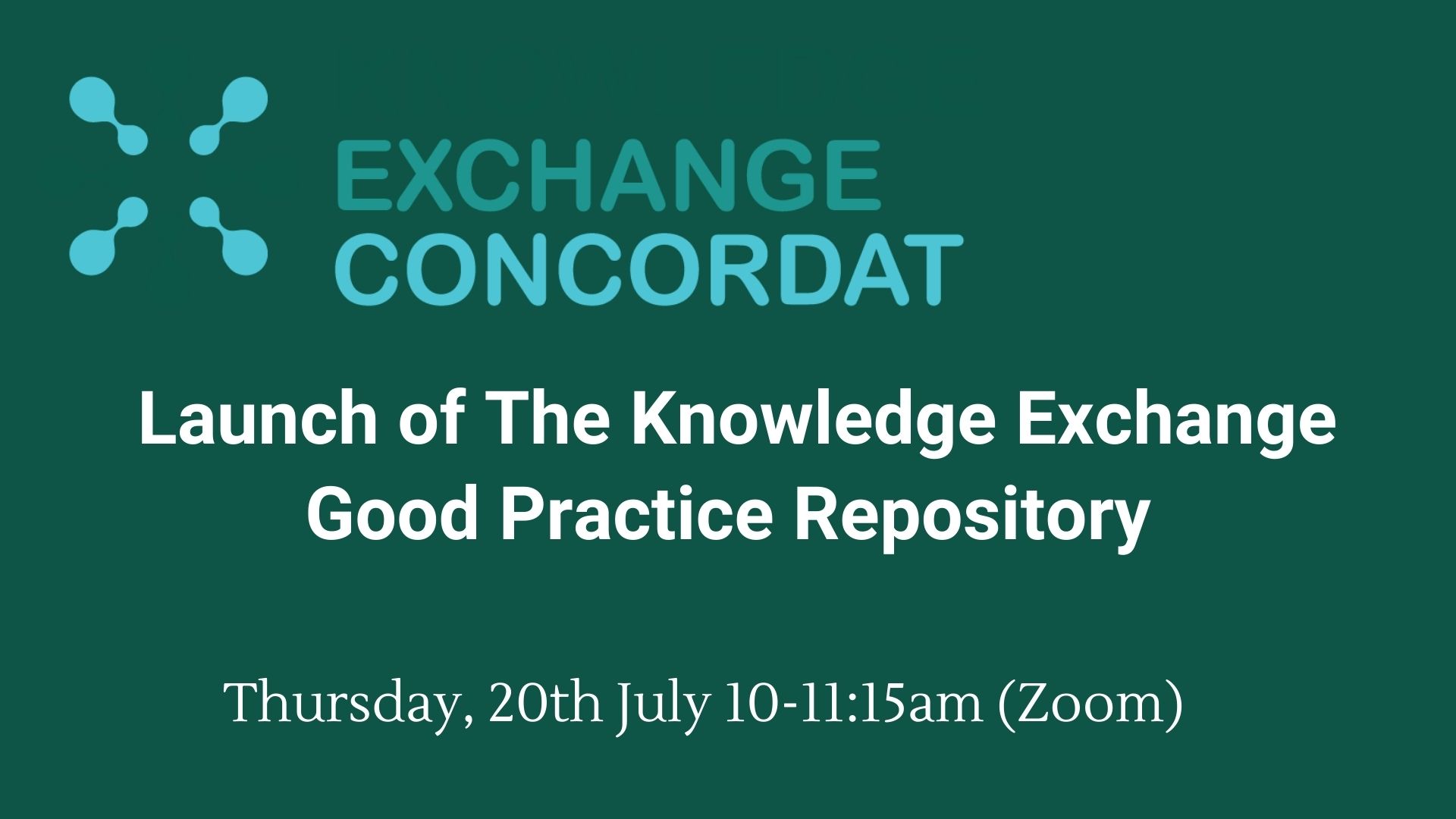 Launch of the Knowledge Exchange Concordat repository of good practice